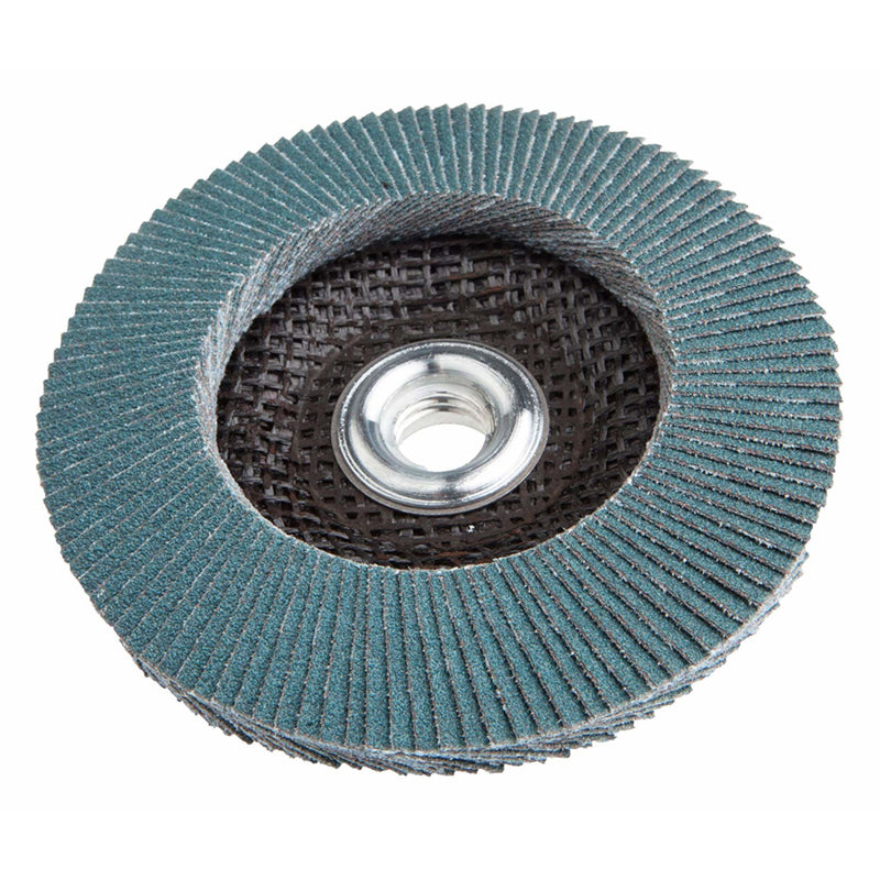 Forney 4-1/2 in. D X 7/8 in. Zirconia Aluminum Oxide Flap Disc 36 Grit
