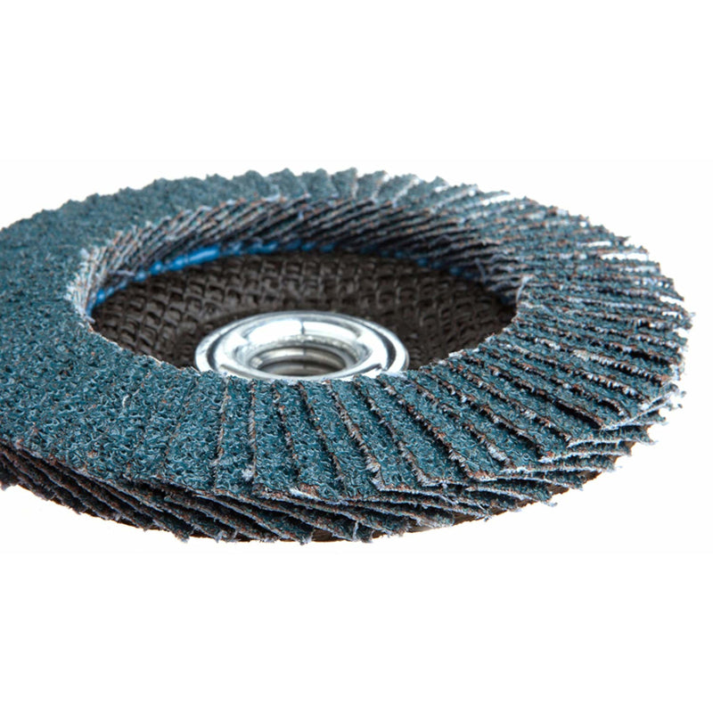 Forney 4-1/2 in. D Zirconia Aluminum Oxide Thread Arbor Flap Disc 120 Grit