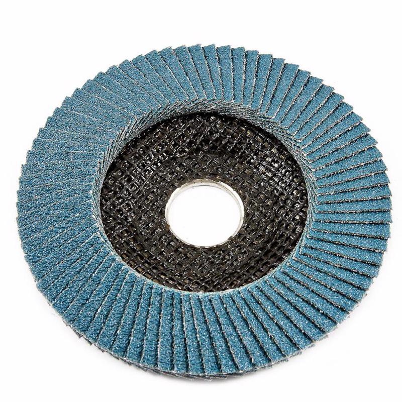 Forney 4-1/2 in. D X 7/8 in. Zirconia Aluminum Oxide Flap Disc 60 Grit