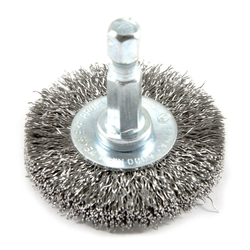 Forney 1-1/2 in. Crimped Wire Wheel Brush Metal 6000 rpm