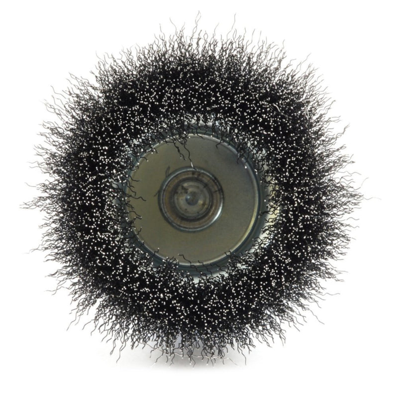Forney 3 in. D X 1/4 in. Fine Steel Crimped Wire Cup Brush 6000 rpm