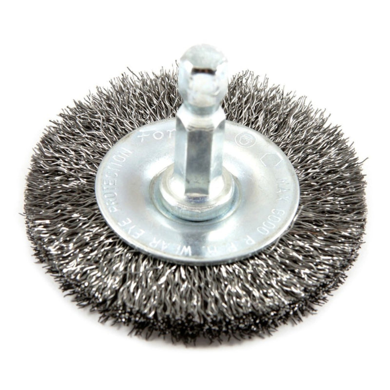 Forney 2-1/2 in. Crimped Wire Wheel Brush Metal 6000 rpm