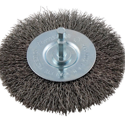 Forney 4 in. Crimped Wire Wheel Brush Metal 6000 rpm