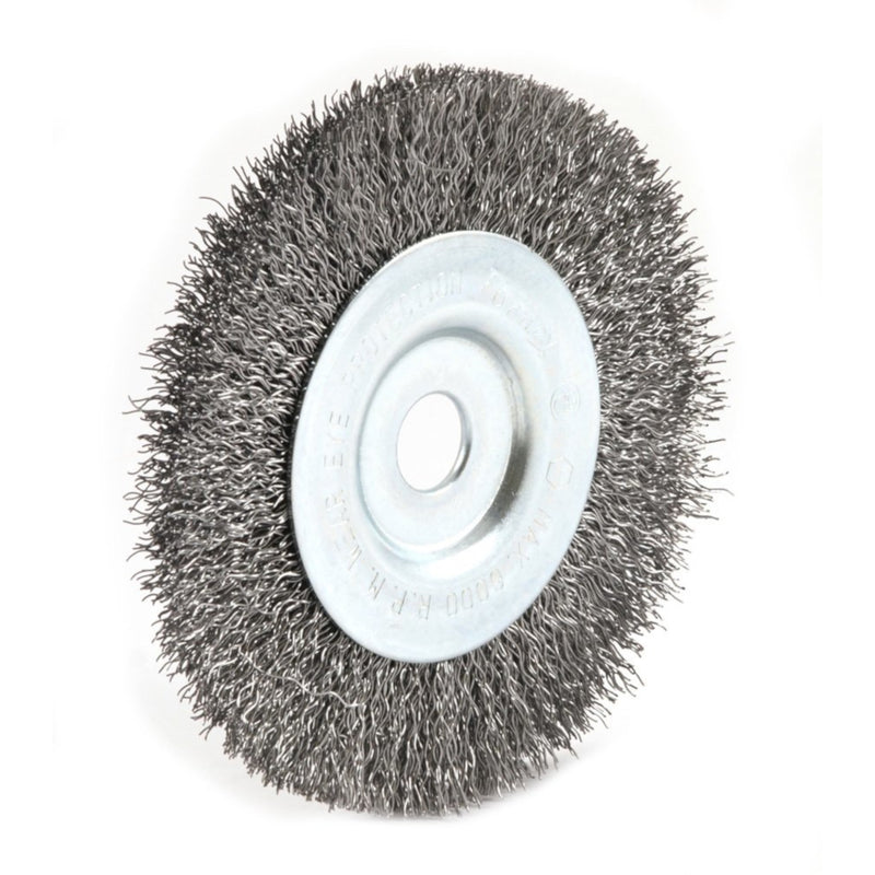 Forney 4 in. Crimped Wire Wheel Brush Metal 6000 rpm