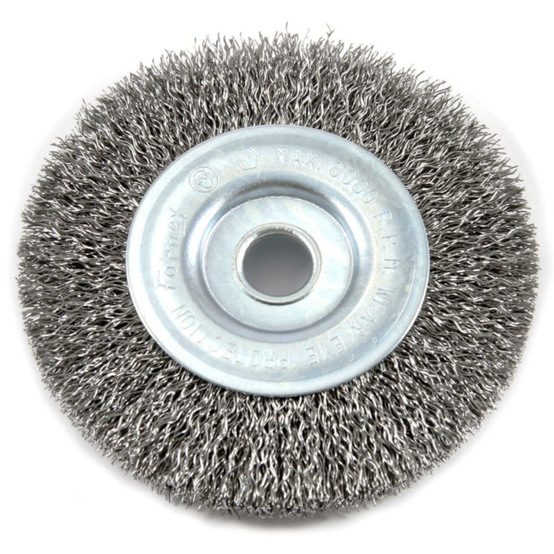 Forney 4 in. Crimped Wire Wheel Brush Metal 6000 rpm