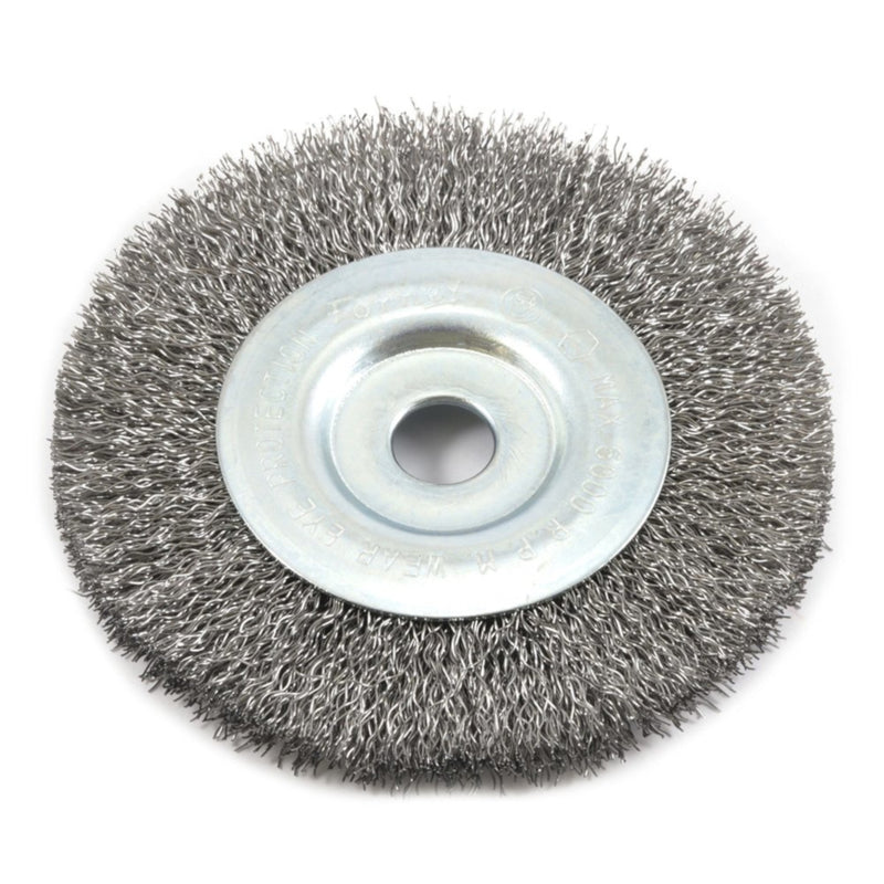 Forney 6 in. Crimped Wire Wheel Brush Metal 6000 rpm