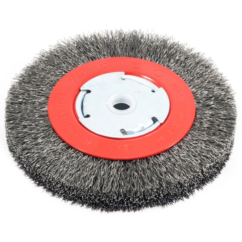 Forney 6 in. Crimped Wire Wheel Brush Metal 6000 rpm