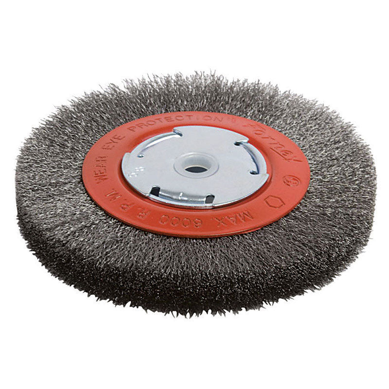 Forney 6 in. Crimped Wire Wheel Brush Metal 6000 rpm