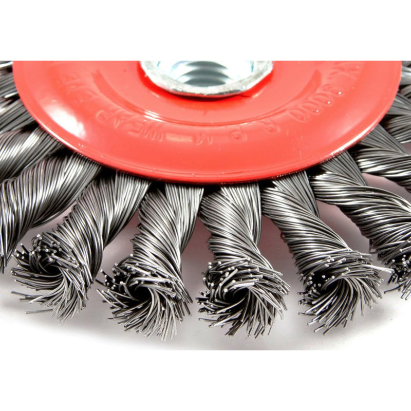 Forney 6 in. Crimped Wire Wheel Brush Metal 9000 rpm