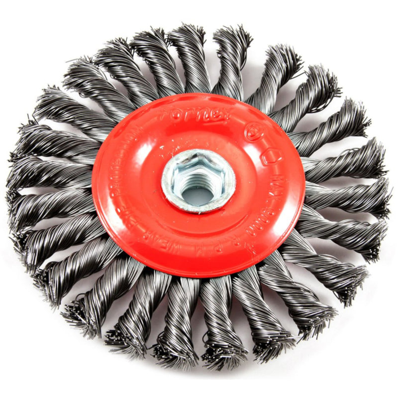 Forney 4 in. Crimped Wire Wheel Brush Metal 20000 rpm