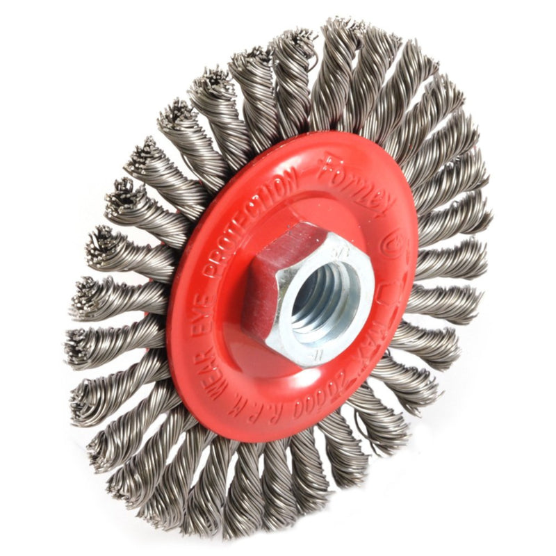 Forney 4 in. Stringer Wire Wheel Brush Metal 20000 rpm