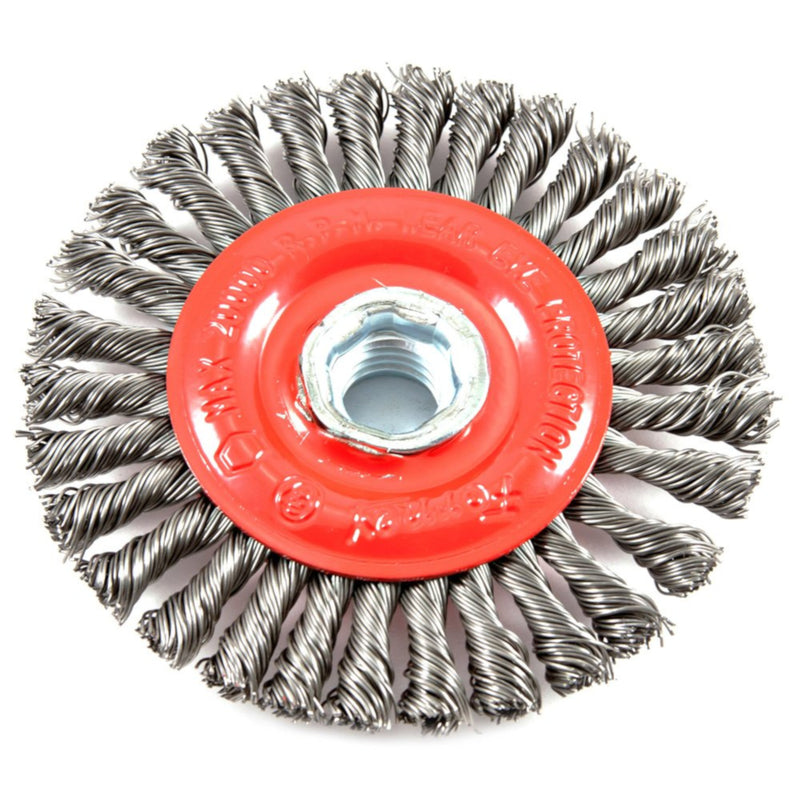 Forney 4 in. Stringer Wire Wheel Brush Metal 20000 rpm