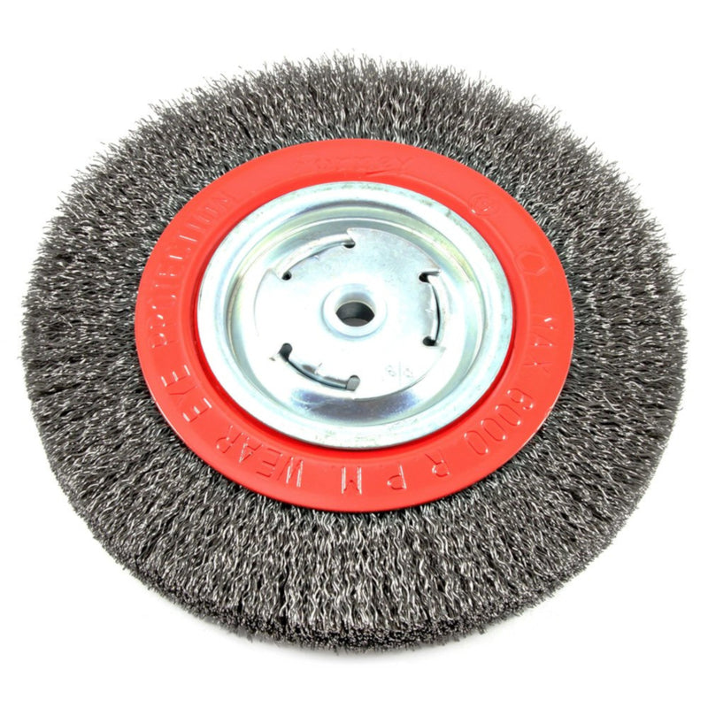 Forney 8 in. Crimped Wire Wheel Brush Metal 6000 rpm
