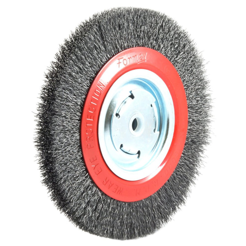 Forney 8 in. Crimped Wire Wheel Brush Metal 6000 rpm