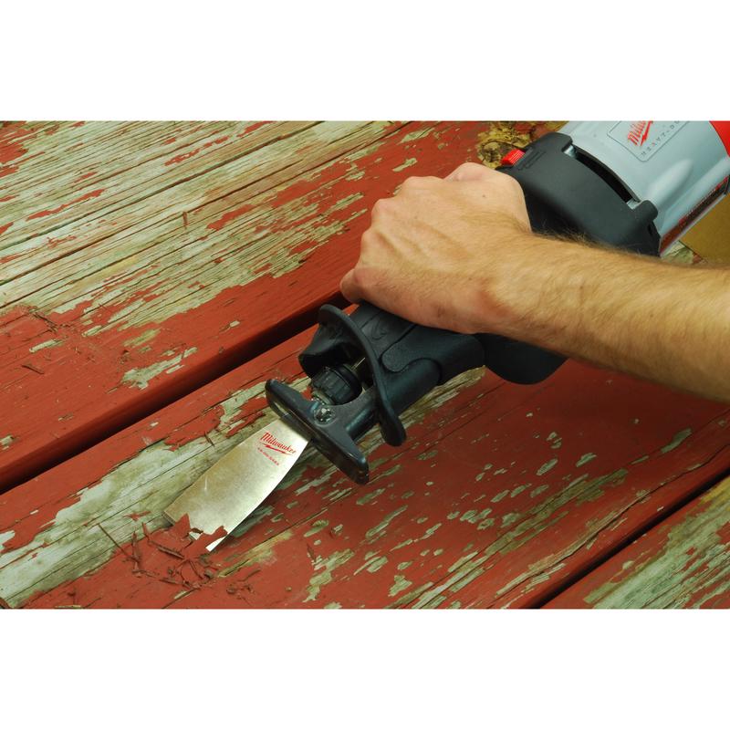 Milwaukee Hackzall/Sawzall 1-1/2 in. Bi-Metal Scraper Blade