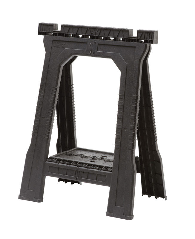 Stanley 32 in. H X 22-1/2 in. W X 5 in. D Folding Sawhorse 800 lb. cap. 2 pc