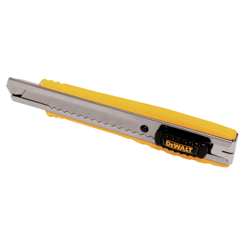 DeWalt 6-1/4 in. Sliding Snap-Off Utility Knife Black/Yellow