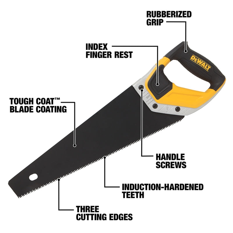 DeWalt 15 in. Steel Hand Saw 8 TPI