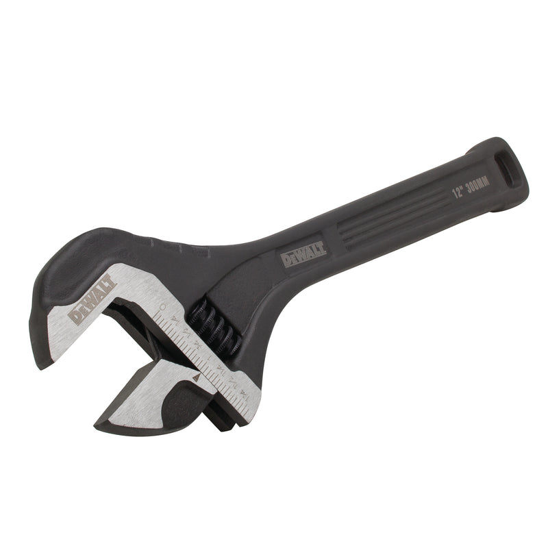 DeWalt Metric and SAE Adjustable Wrench 12 in. L