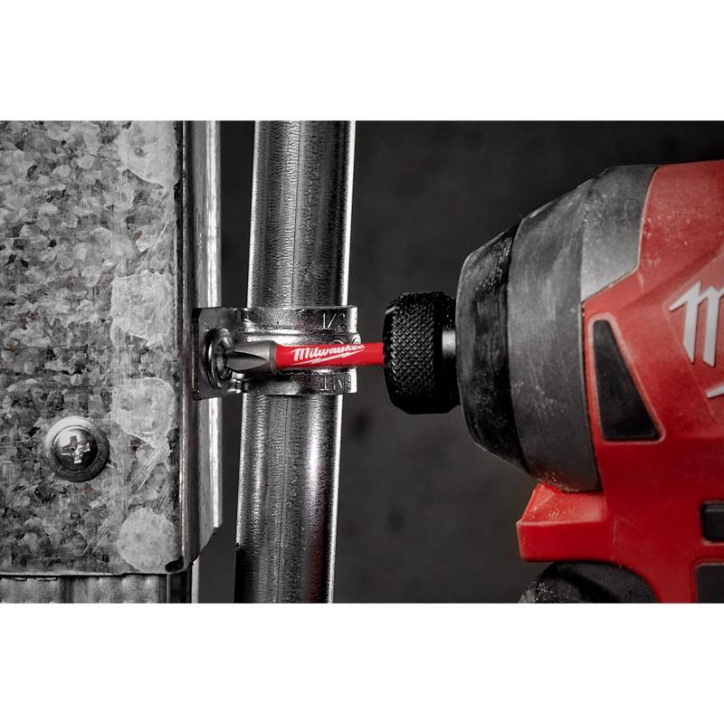 Milwaukee Shockwave Phillips #2 X 6 in. L Screwdriver Bit Steel