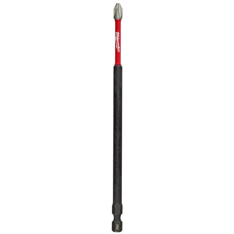 Milwaukee Shockwave Phillips #2 X 6 in. L Screwdriver Bit Steel