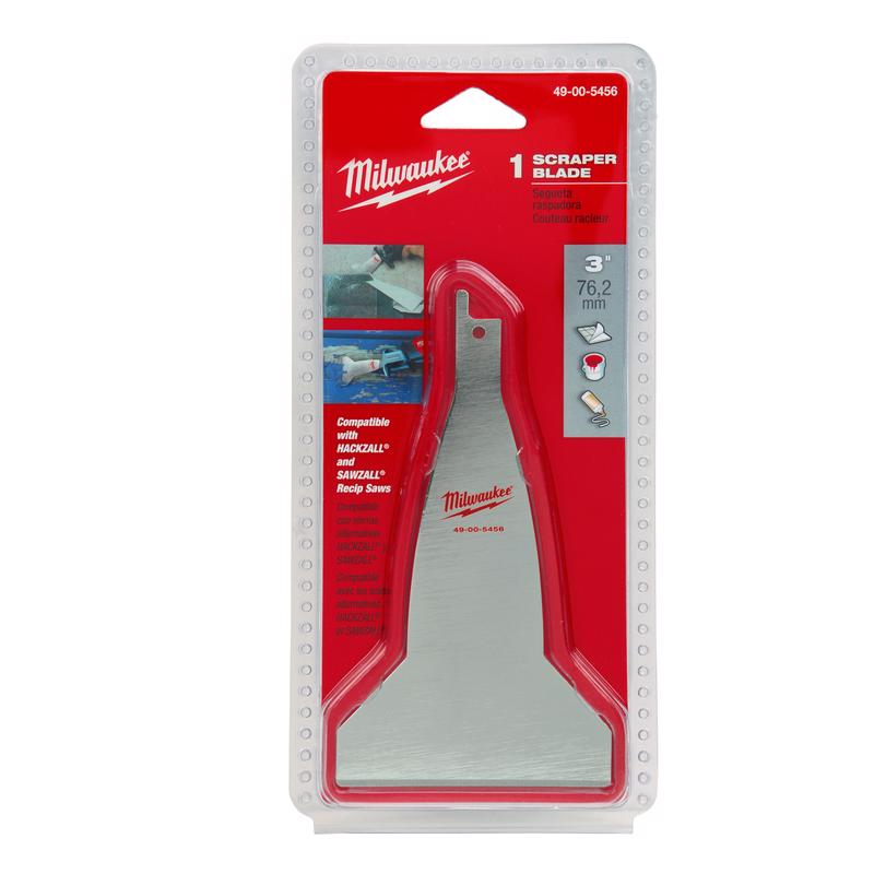 Milwaukee Hackzall/Sawzall 3 in. Bi-Metal Scraper Blade