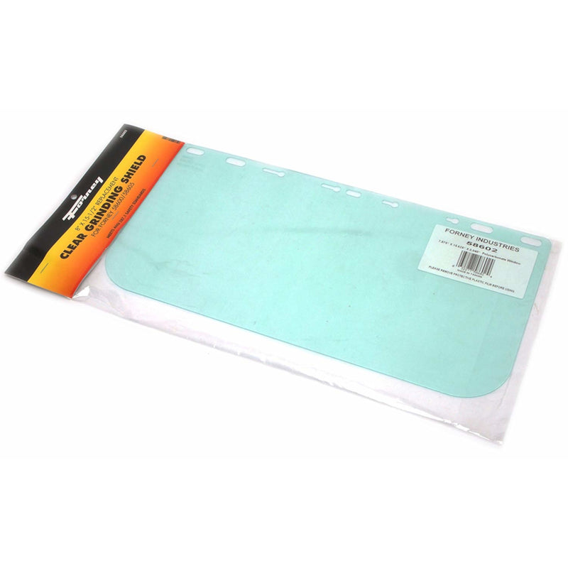 Forney 8 in. H X 15.5 in. W Plastic Window Shield Clear