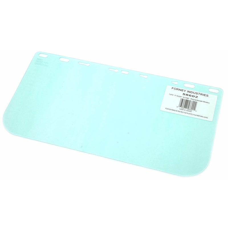 Forney 8 in. H X 15.5 in. W Plastic Window Shield Clear