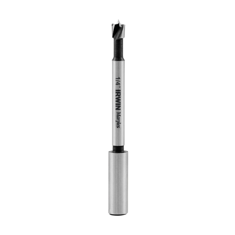 Irwin Marples 1/4 in. X 4 in. L Carbon Steel Forstner Drill Bit Round Shank