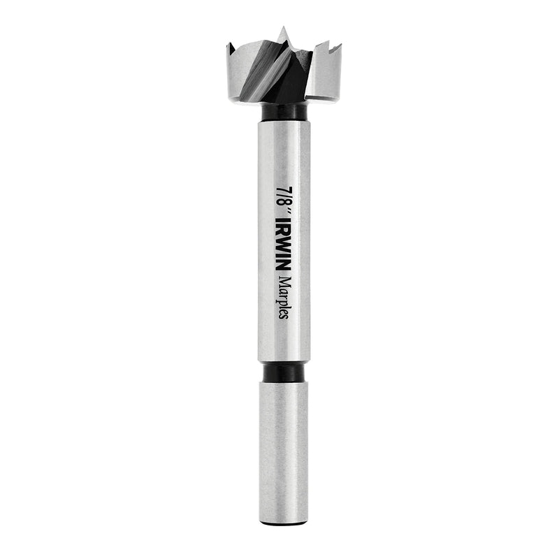 Irwin Marples 7/8 in. X 4 in. L Carbon Steel Forstner Drill Bit Round Shank