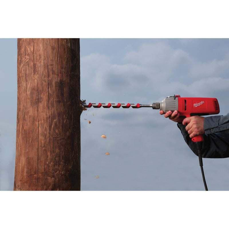 Milwaukee 1 in. D X 18 in. L Ship Auger Bit Hardened Steel