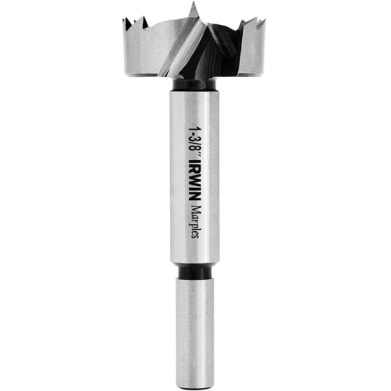 Irwin Marples 1-3/8 in. X 4 in. L Carbon Steel Forstner Drill Bit Round Shank