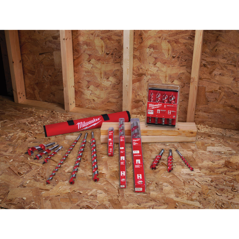 Milwaukee Speed Feed 5/8 in. X 6-1/2 in. L Steel Self-Feeding Wood Bit Quick-Change Hex Shank