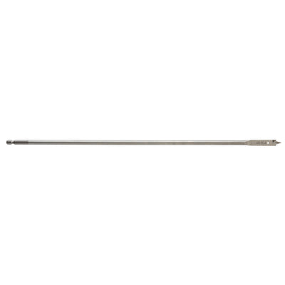 Milwaukee 3/8 in. X 16 in. L High Carbon Steel Flat Boring Bit Quick-Change Hex Shank