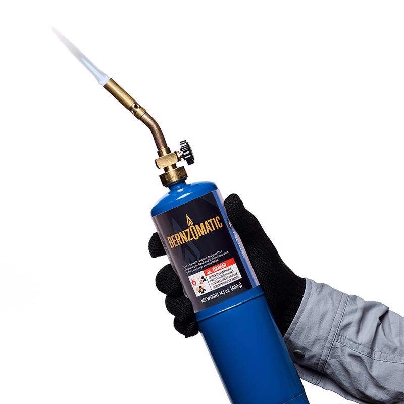 Bernzomatic 14.1 oz Classic Torch Kit Brass 2 pc Propane