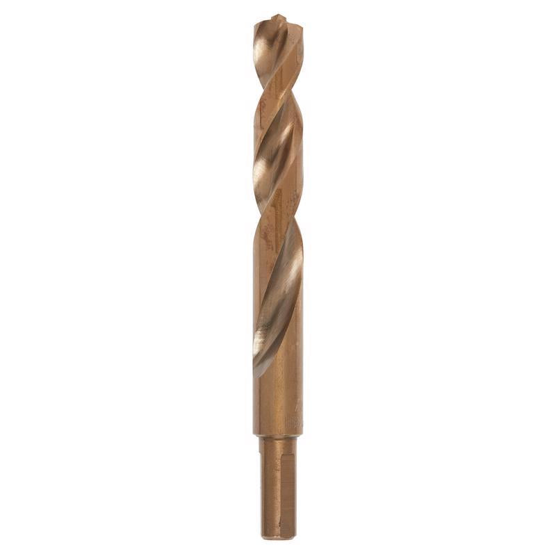 Milwaukee Red Helix 1/2 in. X 5.12 in. L Steel Thunderbolt Drill Bit 3-Flat Shank