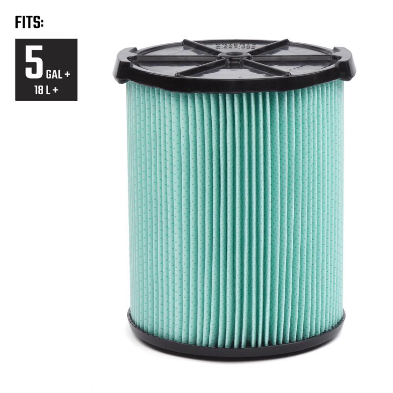 Craftsman 6.75 in. D HEPA Media Wet/Dry Vac Cartridge Filter 5-20 gal