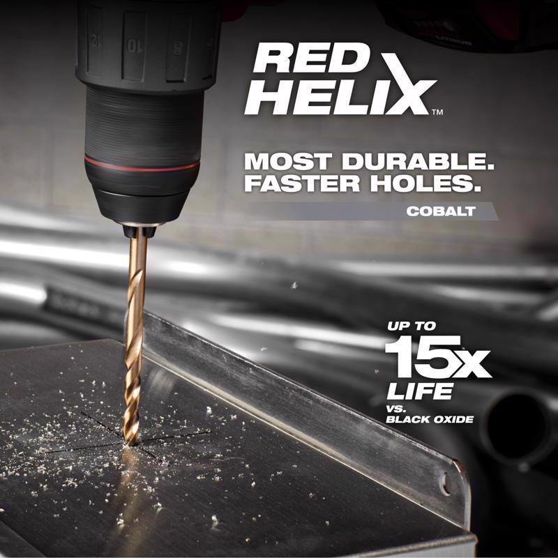 Milwaukee Red Helix 3/32 in. X 2.68 in. L Steel Thunderbolt Drill Bit Round Shank