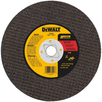 DeWalt High Performance 6-1/2 in. D X 5/8 in. Aluminum Oxide Metal Cutting Saw Blade