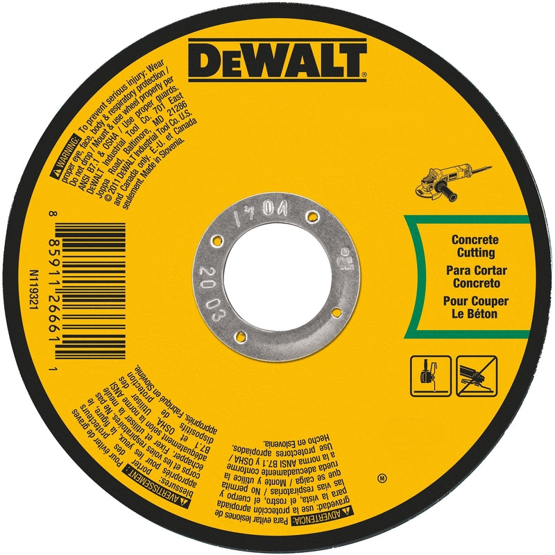 DeWalt 4 in. D X 5/8 in. Aluminum Oxide Masonry Cutting Wheel