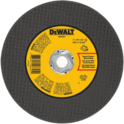 DeWalt High Performance 7 in. D X 5/8 in. Aluminum Oxide Metal Cutting Saw Blade