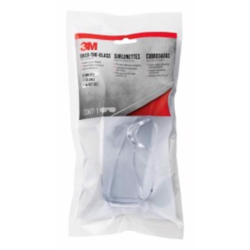 3M Over-the-Glass Safety Glasses Clear Lens Clear Frame