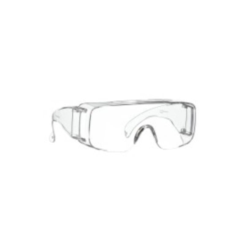 3M Over-the-Glass Safety Glasses Clear Lens Clear Frame