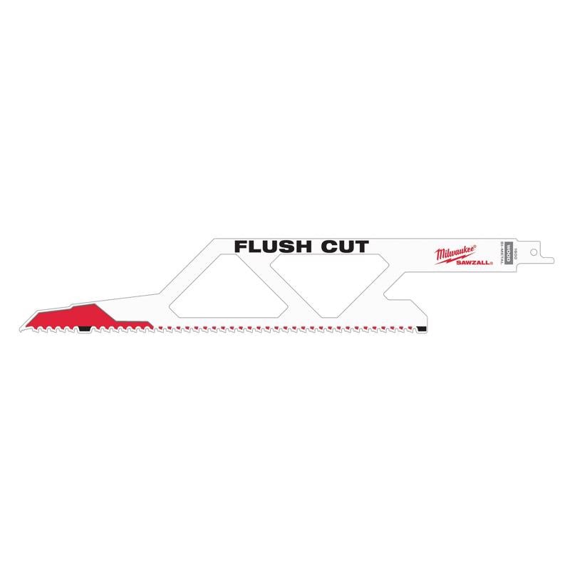 Milwaukee SawZall 12 in. Bi-Metal Flush Cutting Reciprocating Saw Blade 5 TPI