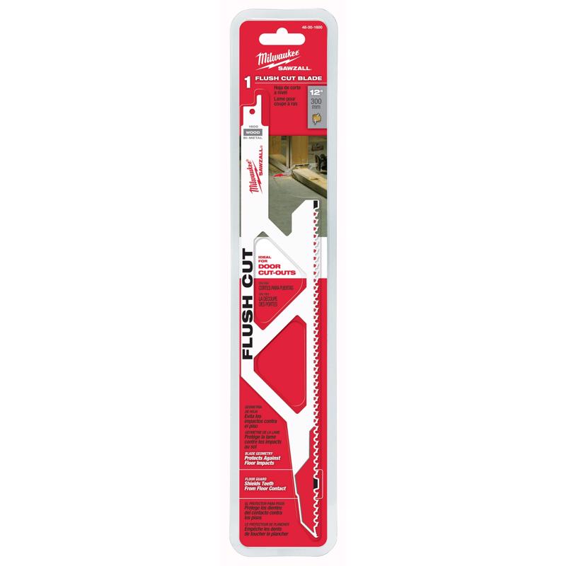 Milwaukee SawZall 12 in. Bi-Metal Flush Cutting Reciprocating Saw Blade 5 TPI