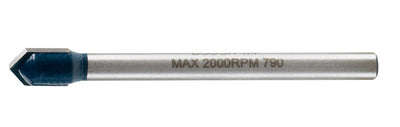 Bosch 1/4 in. X 4 in. L Carbide Tipped Glass and Tile Bit 3-Flat Shank