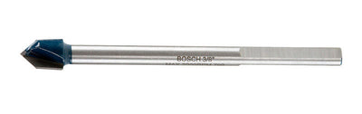 Bosch 3/8 in. X 4 in. L Carbide Tipped Glass and Tile Bit 3-Flat Shank