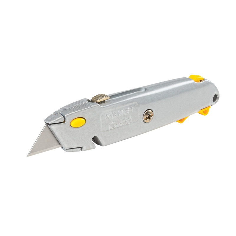 Stanley QuickChange 6-3/8 in. Retractable Utility Knife Gray