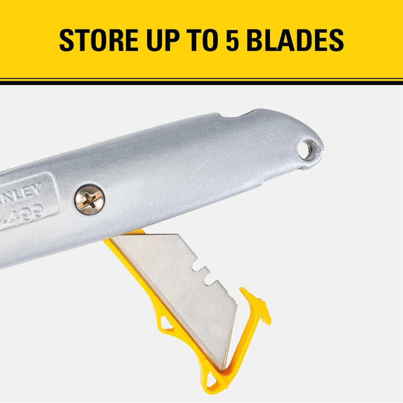 Stanley QuickChange 6-3/8 in. Retractable Utility Knife Gray