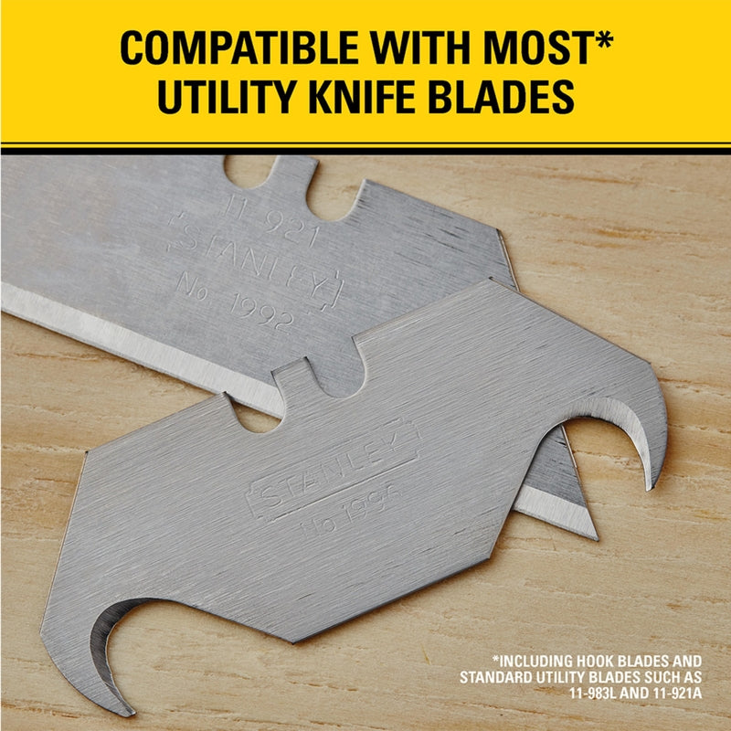 Stanley QuickChange 6-3/8 in. Retractable Utility Knife Gray
